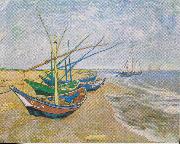 Vincent Van Gogh Saintes Maries oil painting on canvas